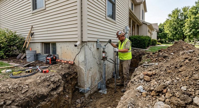 Basement Foundation Repair in Oakwood, GA