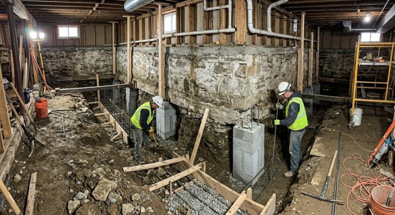 Basement Underpinning in Jefferson, GA