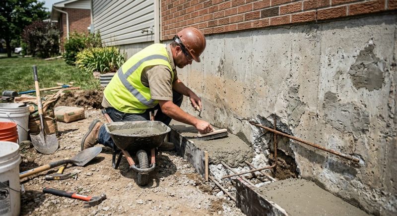 Concrete Foundation Repair in Oakwood, GA