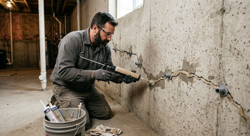 Cracked Foundation Repair in Commerce, GA
