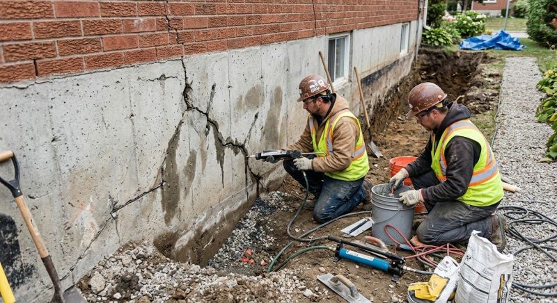 Cracked Foundation Repair in Watkinsville, GA