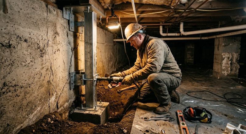 Crawlspace Foundation Repair in Oakwood, GA