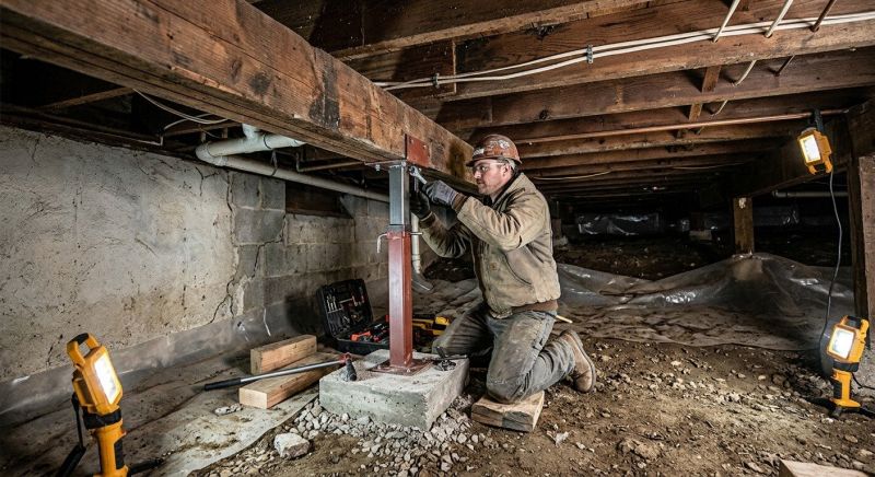 Crawlspace Foundation Repair in Oakwood, GA