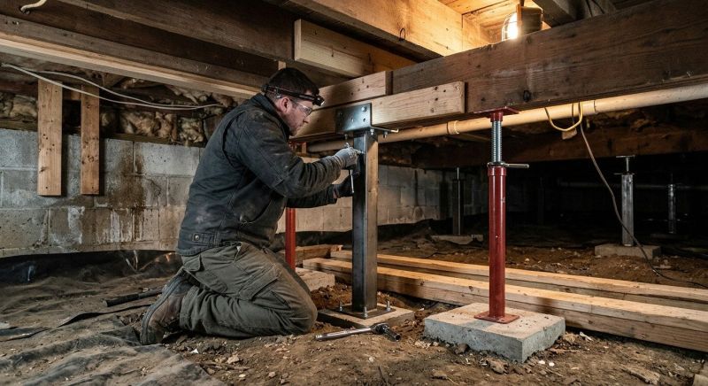 Crawlspace Structural Repair in Jefferson, GA