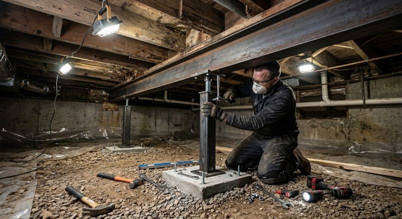 Crawlspace Structural Repair in Jefferson, GA
