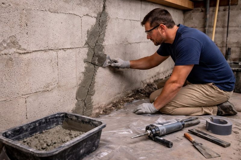 Foundation Crack Repair in Gainesville, GA