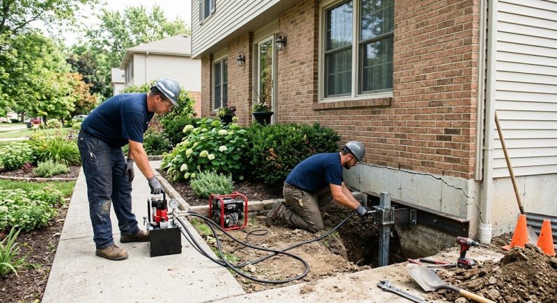 Foundation Jacking in Commerce, GA