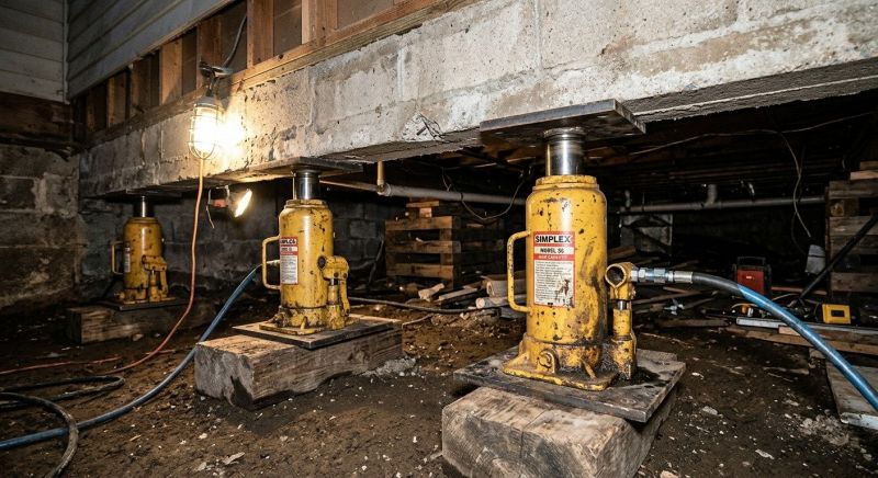 Foundation Jacking in Gainesville, GA