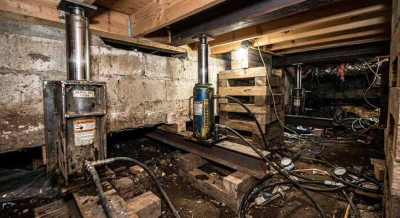 Foundation Jacking in Hall County, GA