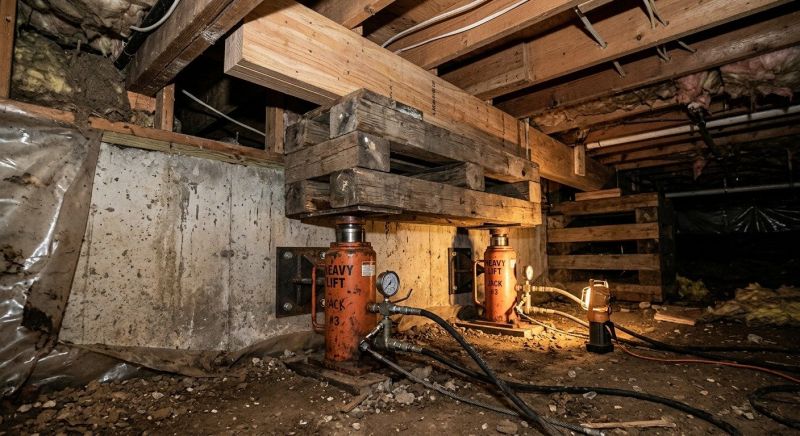 Foundation Jacking in Jefferson, GA