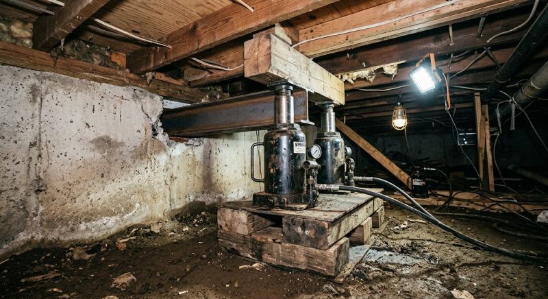 Foundation Jacking in Lula, GA