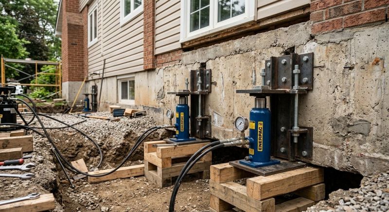 Foundation Jacking in Maysville, GA
