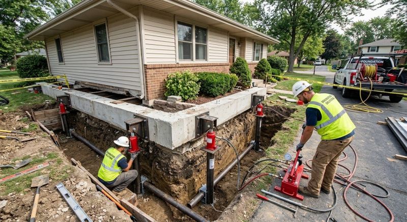 Foundation Jacking in Watkinsville, GA