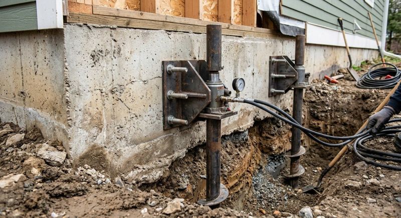 Foundation Pier Leveling in Jefferson, GA