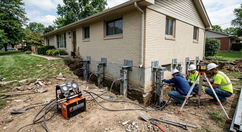 Foundation Pier Leveling in Jefferson, GA