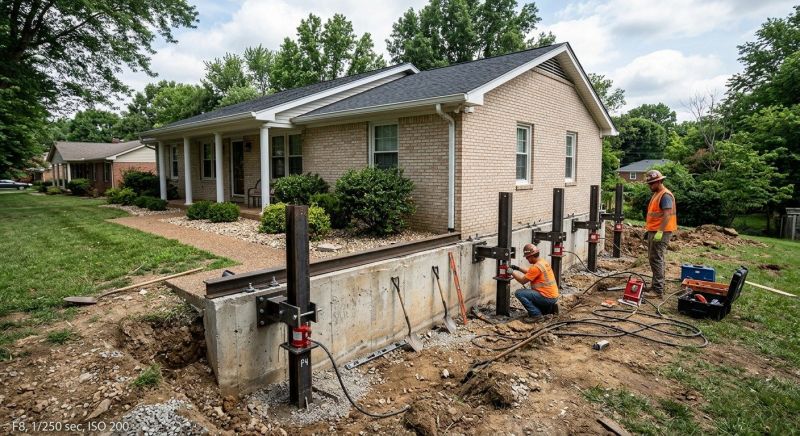 Foundation Pier Leveling in Jefferson, GA