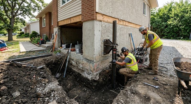 Foundation Pier Repair in Jefferson, GA