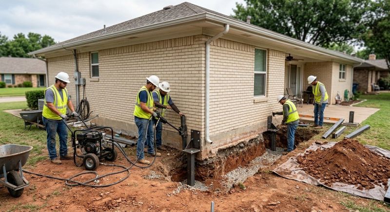 Foundation Stabilizing in Hoschton, GA