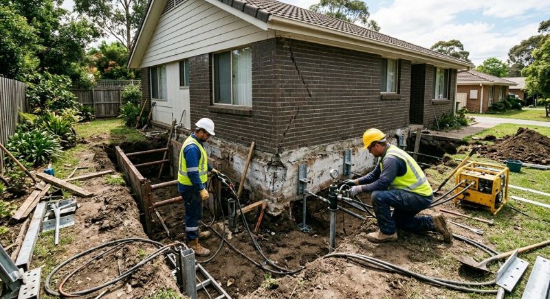 Foundation Stabilizing in Lula, GA