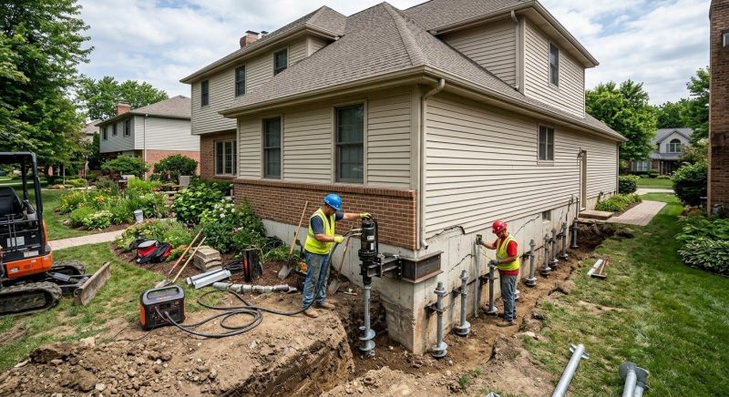 Helical Pile Installation in Jefferson, GA