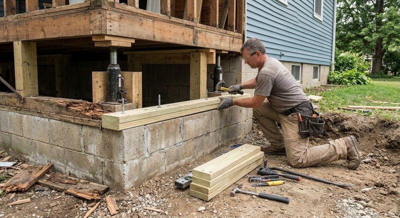 Home Foundation Repair in Oakwood, GA