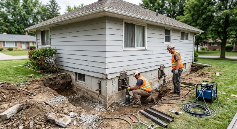 House Foundation Repair in Watkinsville, GA