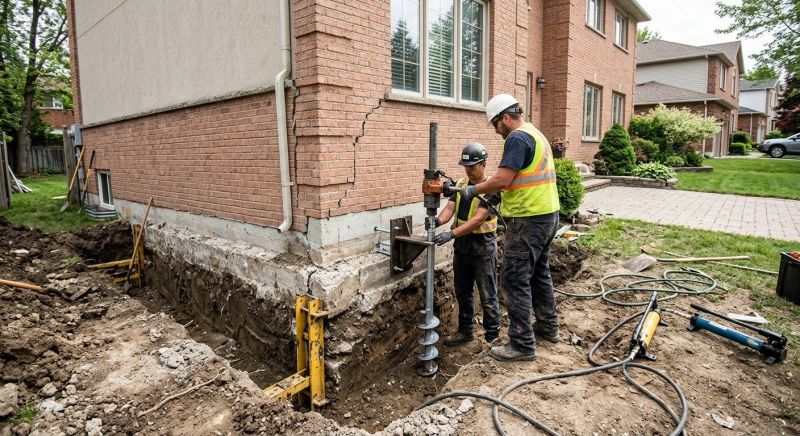 Sinking Foundation Repair in Jefferson, GA