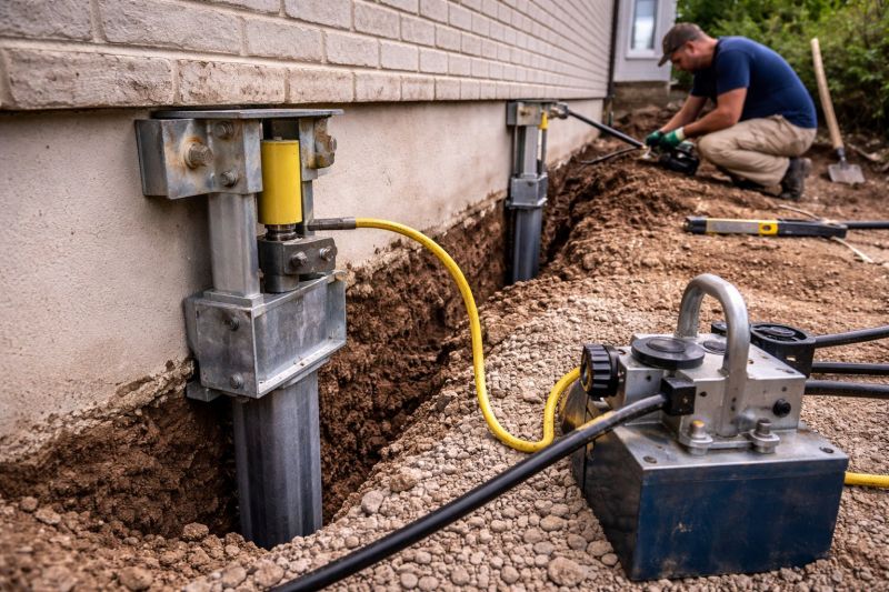 Sinking Foundation Repair in Monroe, GA