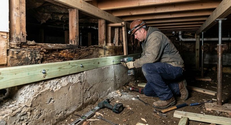 Sinking Foundation Repair in Watkinsville, GA