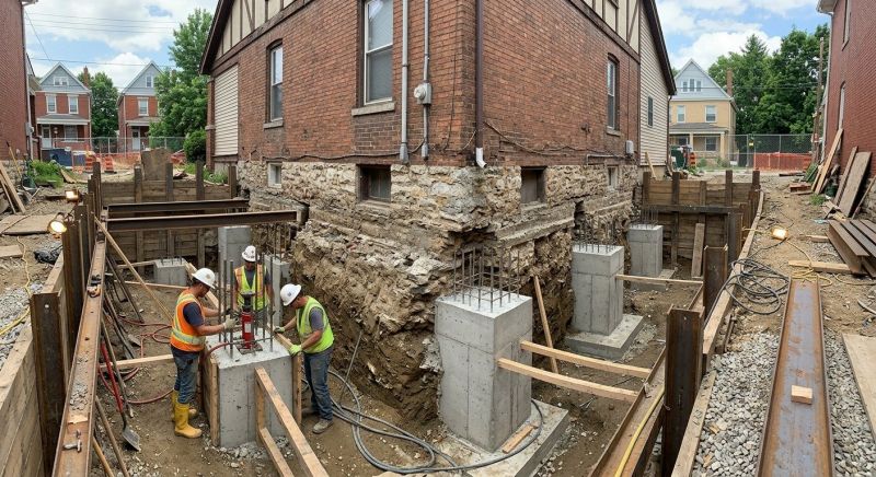 Structural Underpinning in Jefferson, GA