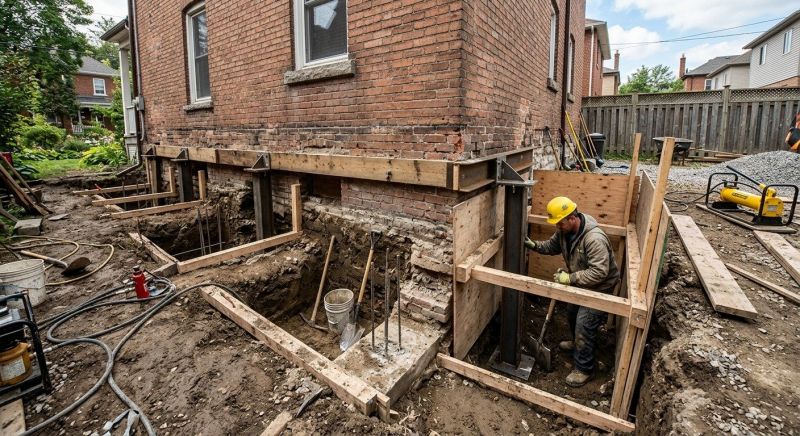 Structural Underpinning in Jefferson, GA