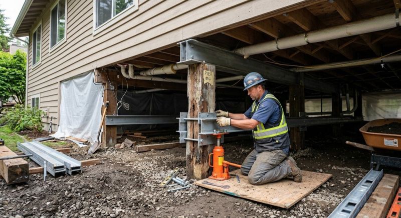 Structural Underpinning in Jefferson, GA